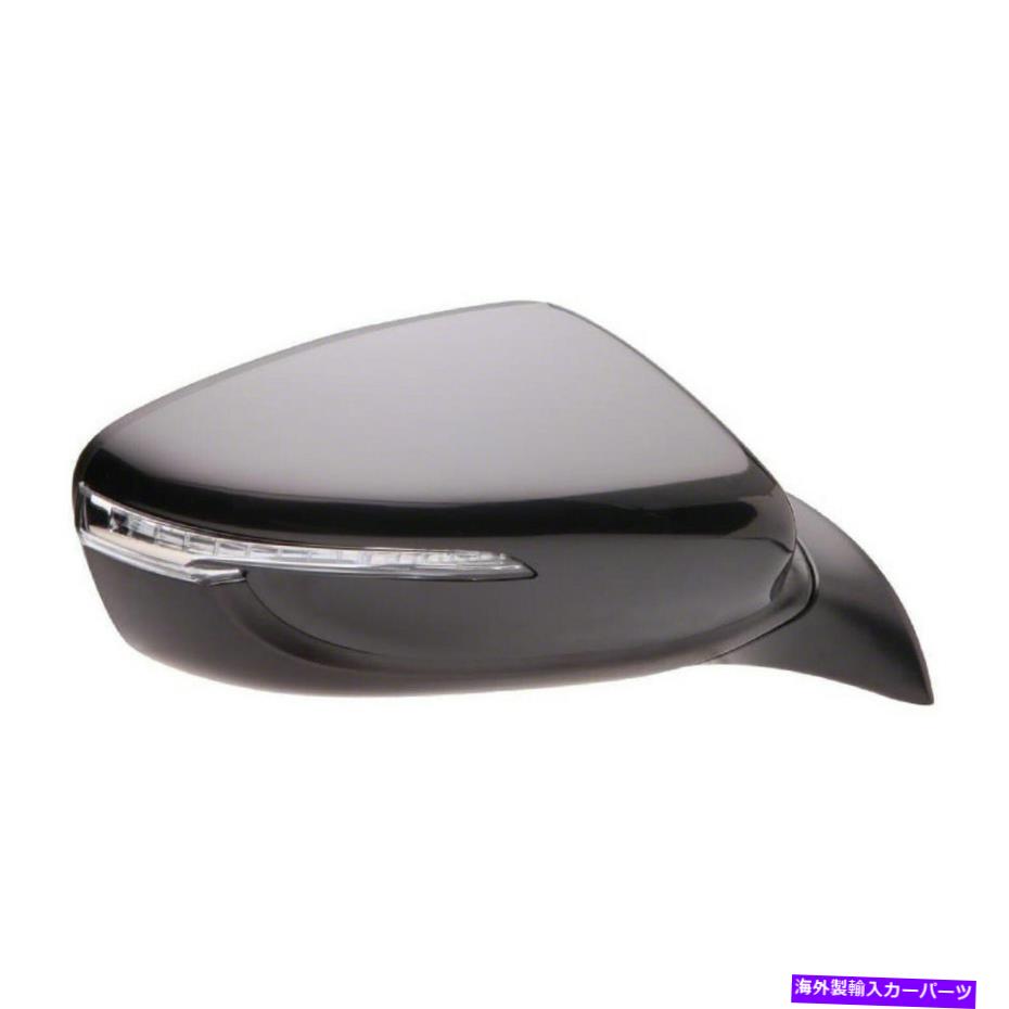 USミラー 交換用助手席側のパワードアミラーw/ターングラス付きの加熱ガラス付き Replacement Passenger Side Power Door Mirror w/Heated Glass w/Turn Signal【並行輸入品】