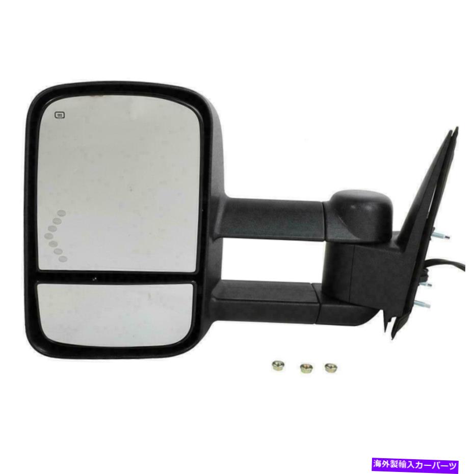 USミラー シボレー雪崩のけん引ミラーYukon Yukon Power加熱LEDサイドシグナルドライバーLH Towing Mirror For Chevy Avalanche Yukon Power Heated LED Side Signals Driver LH【並行輸入品】 43,560円