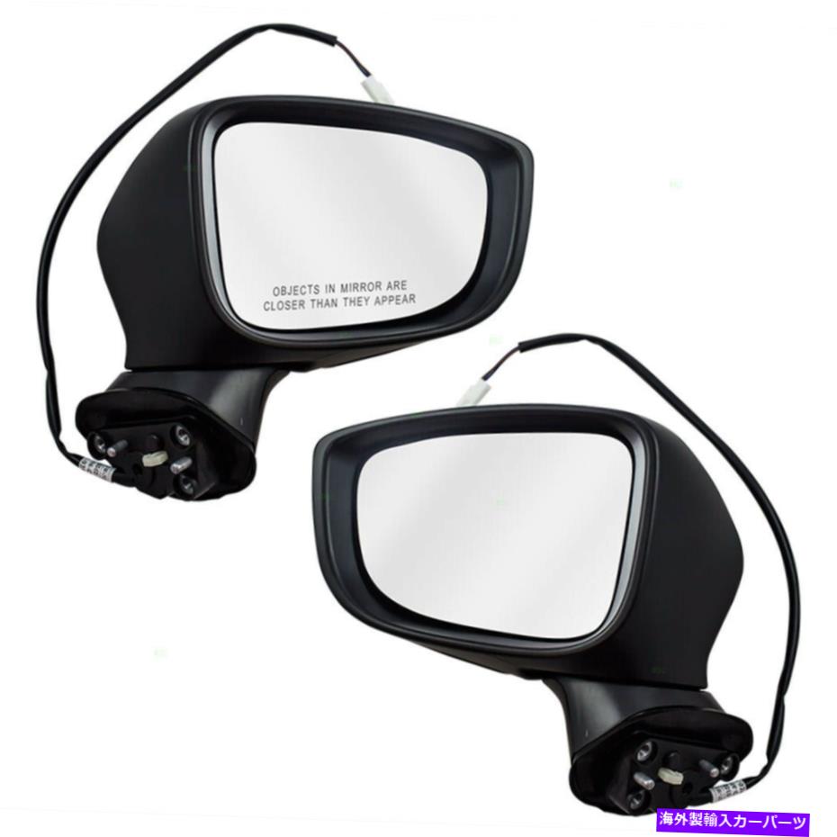 USミラー 14 15 16 Mazda 3 Mazda3サイドビューパワーミラーのセットBJS7691G7 BJS7691G1 14 15 16 Mazda 3 Mazda3 Set of Side View Power Mirrors BJS7691G7 BJS7691G1【並行輸入品】