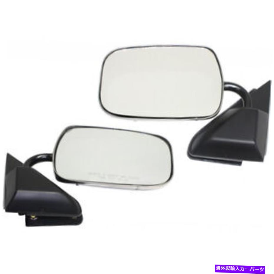 USミラー Chevy K2500/K3500 1988-2000ドアミラーLH＆RHペアマニュアル折りたたみ式 For Chevy K2500/K3500 1988-2000 Door Mirror LH&RH Pair Manual Folding Non-Heated【並行輸入品】
