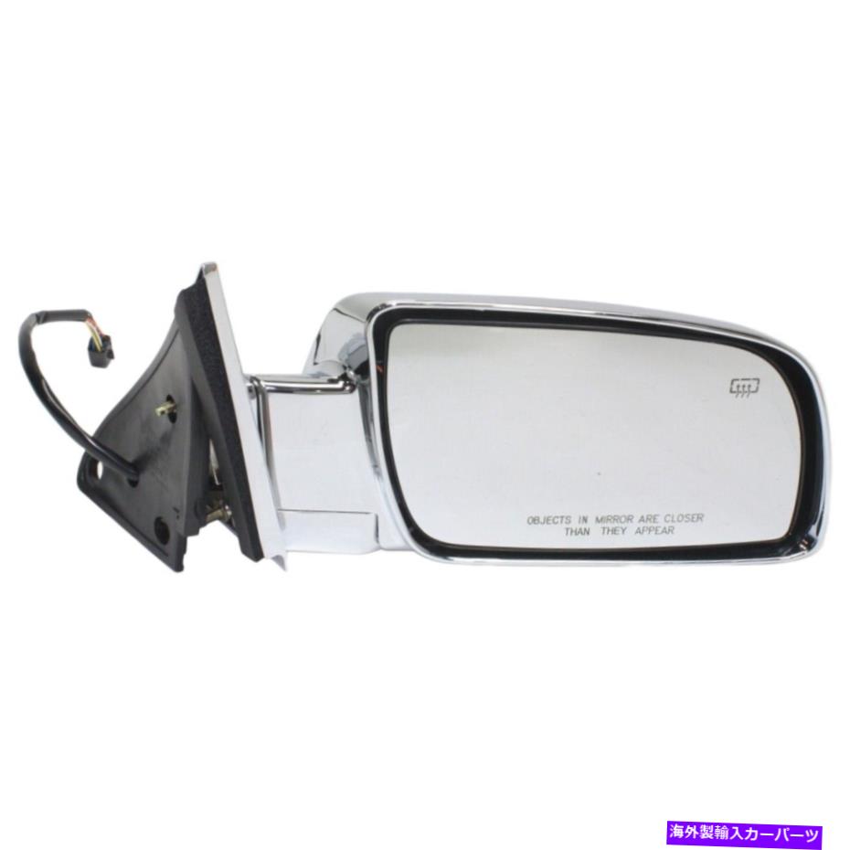 USミラー 1988年から2000年の鏡GMC K3500乗客サイドパワー加熱クロム Mirror For 1988-2000 GMC K3500 Passenger Side Power Heated Chrome【並行輸入品】