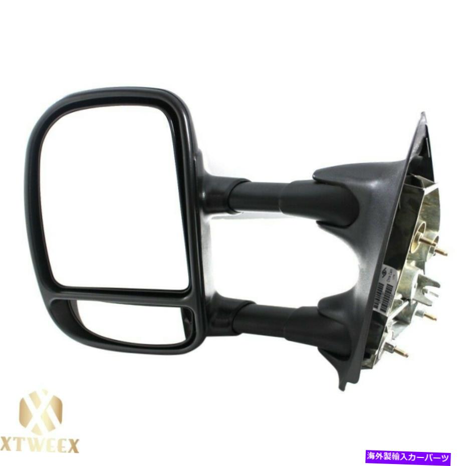 USミラー 99-07フォードF250 F350 F450 F550の左ドライバーサイドマニュアルミラーアセンブリ Left Driver Side Manual Mirror Assembly For 99-07 Ford F250 F350 F450 F550【並行輸入品】