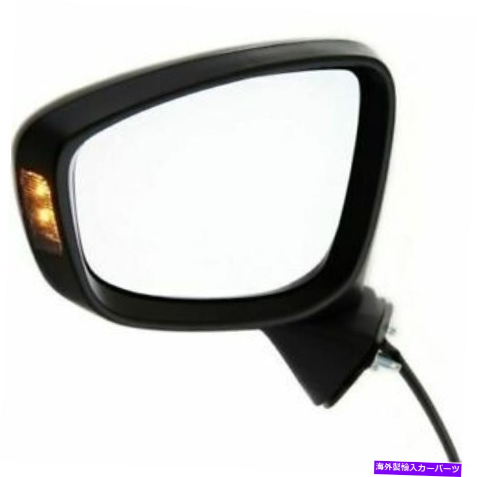 USミラー 信号ランプ付きの新しいLHサイドパワー非加熱ミラーマツダCX-5 MA1320175 NEW LH SIDE POWER NON HEATED MIRROR WITH SIGNAL LAMP FITS MAZDA CX-5 MA1320175【並行輸入品】