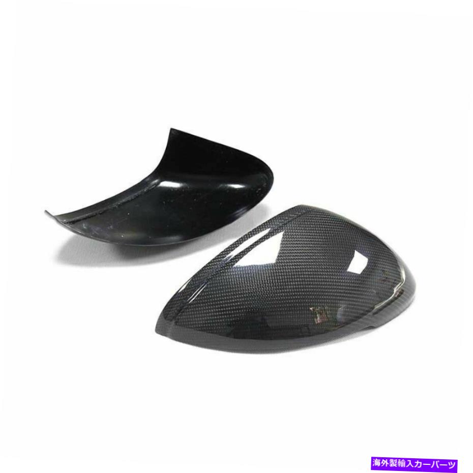 USミラー Porsche Cayenne 2011-2014に適した本物のカーボンファイバーアドオンサイドミラーカバーキャップ Real Carbon Fiber Add-on Side Mirror Cover Cap Fit For Porsche Cayenne 2011-2014【並行輸入品】