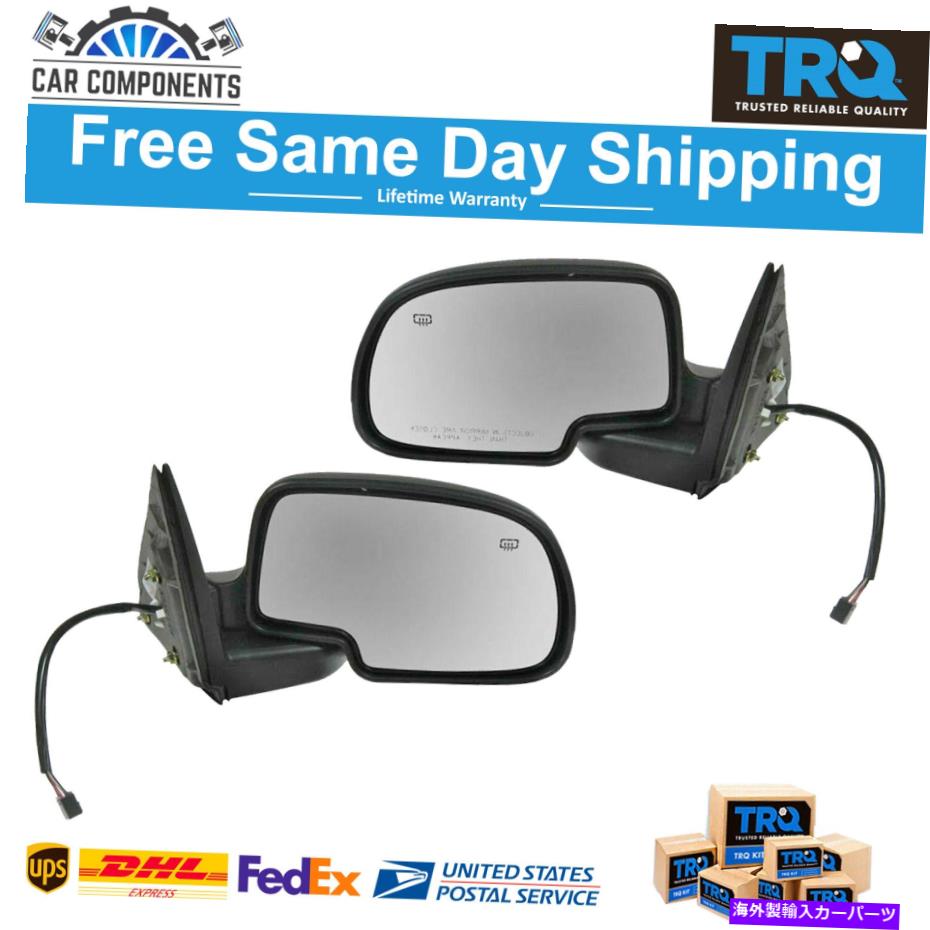 USミラー TRQサイドビューミラーは、2000-2007シボレー用のPuddle Gloss LH/RHセットで電力加熱 TRQ Side View Mirrors Power Heated w/Puddle Gloss LH/RH Set For 2000-2007 Chevy【並行輸入品】