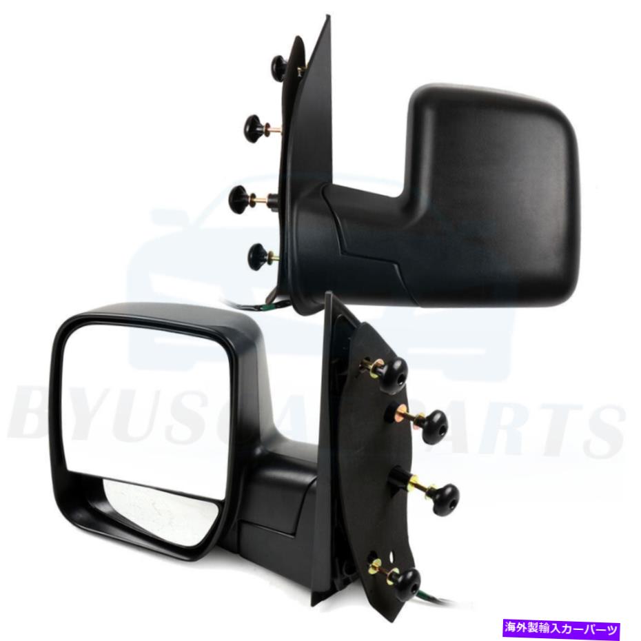 USミラー 2003年から2013年のフォードE-150 E-250のペアサイドビューパワー手動ブラックミラー Pair Side View Power Manually Black Mirrors For 2003-2013 Ford E-150 E-250【並行輸入品】 43,560円