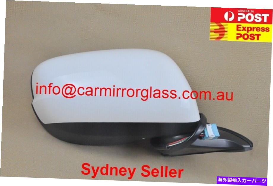 USミラー ホンダジャズ2008-2014右側の新しいドアミラー、点滅者なし、白 NEW DOOR MIRROR FOR HONDA JAZZ 2008 - 2014 RIGHT SIDE, NO BLINKER, White【並行輸入品】