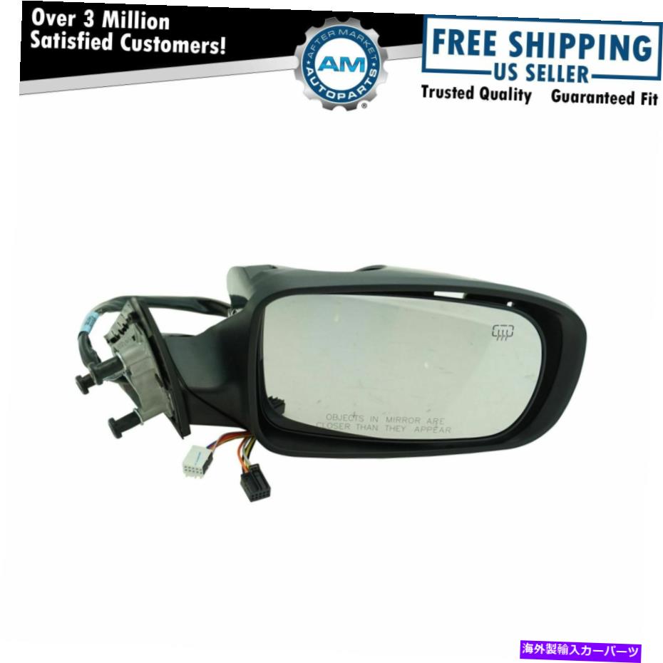 USミラー 外部電力加熱マニュアル折りたたりミラーブラックPTM RHサイドダッジ充電器 Exterior Power Heated Manual Folding Mirror Black PTM RH Side for Dodge Charger【並行輸入品】