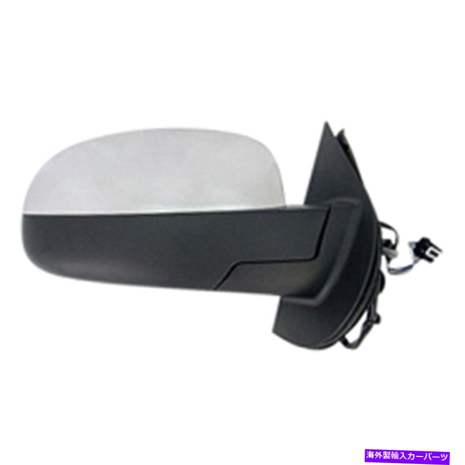 USミラー 交換用のブラシ付き助手席側のパワードアミラー付き加熱ガラス Replacement Brushed Passenger Side Power Door Mirror w/Heated Glass【並行輸入品】