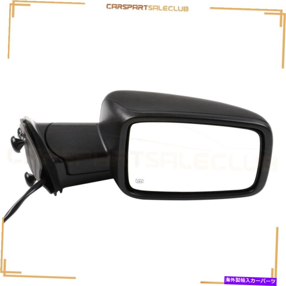 USミラー 右サイドミラーマニュアル2009-2015ダッジラムの加熱ターンシグナルライト Right Side Mirror Manual Fold Heated Turn Signal Light For 2009-2015 Dodge Ram【並行輸入品】