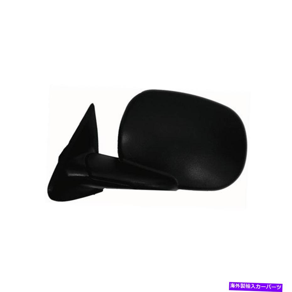 USミラー 交換用の黒いテクスチャドライバーサイドパワードアミラーを加熱したガラス Replacement Black Textured Driver Side Power Door Mirror w/o Heated Glass【並行輸入品】