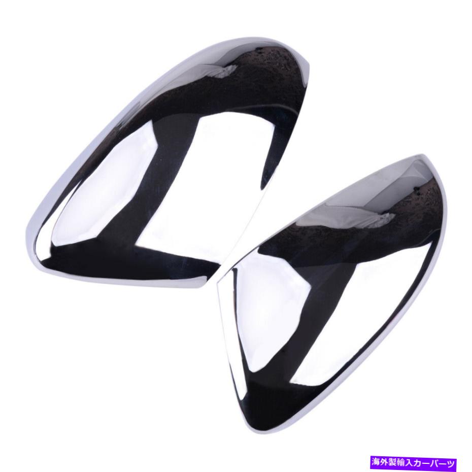 USミラー 2x ABSドアサイドミラーカバーキャップVWパサートB7ジェッタサイロッコにフィット 2X ABS Door Side Mirror Cover Cap Trim Fit For VW Passat B7 Jetta Scirocco【並行輸入品】