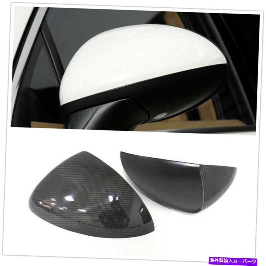 USミラー ポルシェカイエンのカーボンファイバーカーサイドミラーキャップ958 2011-2014 2013追加オン Carbon Fiber Car Side Mirror Cap For Porsche Cayenne 958 2011-2014 2013 Add On【並行輸入品】