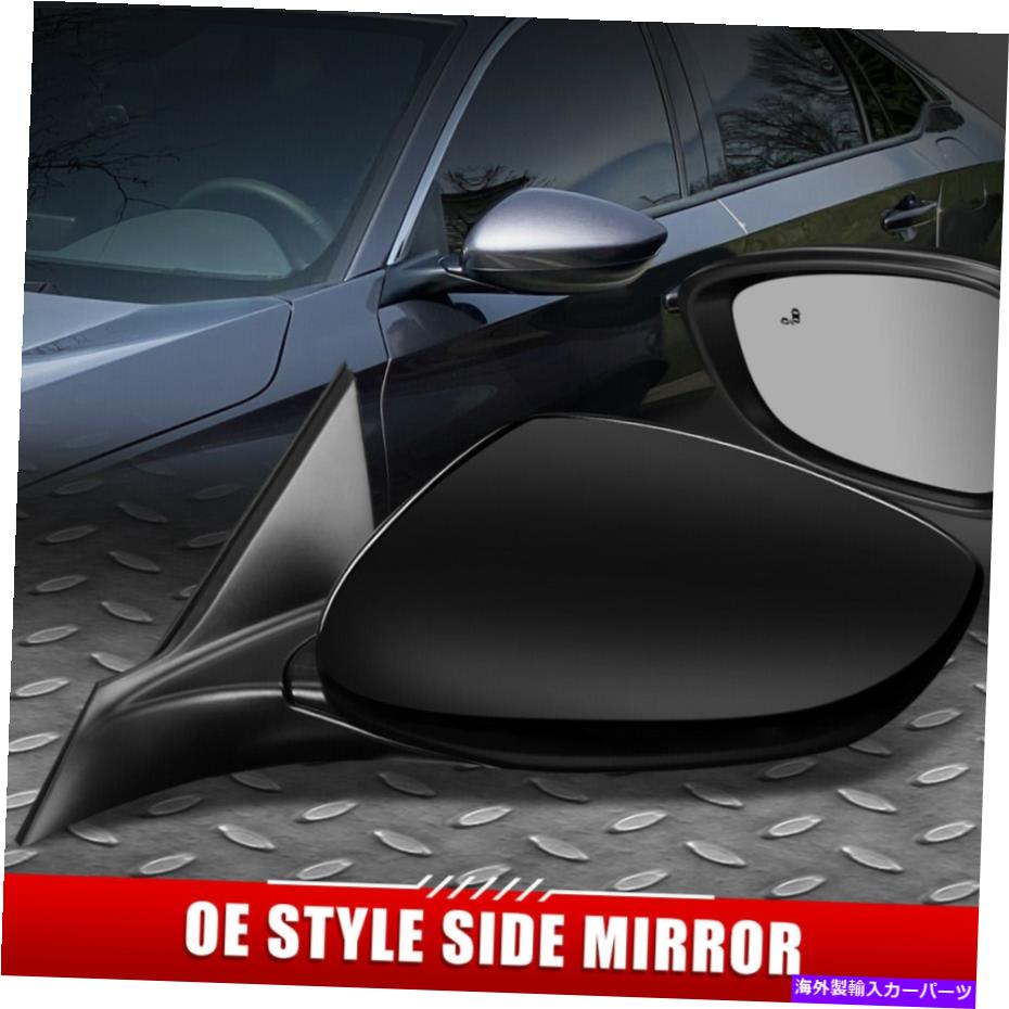 USミラー 18-20のホンダアコードOEスタイルパワー+加熱+BSDドライバー左側のドアミラー FOR 18-20 HONDA ACCORD OE STYLE POWERED+HEATED+BSD DRIVER LEFT SIDE DOOR MIRROR【並行輸入品】