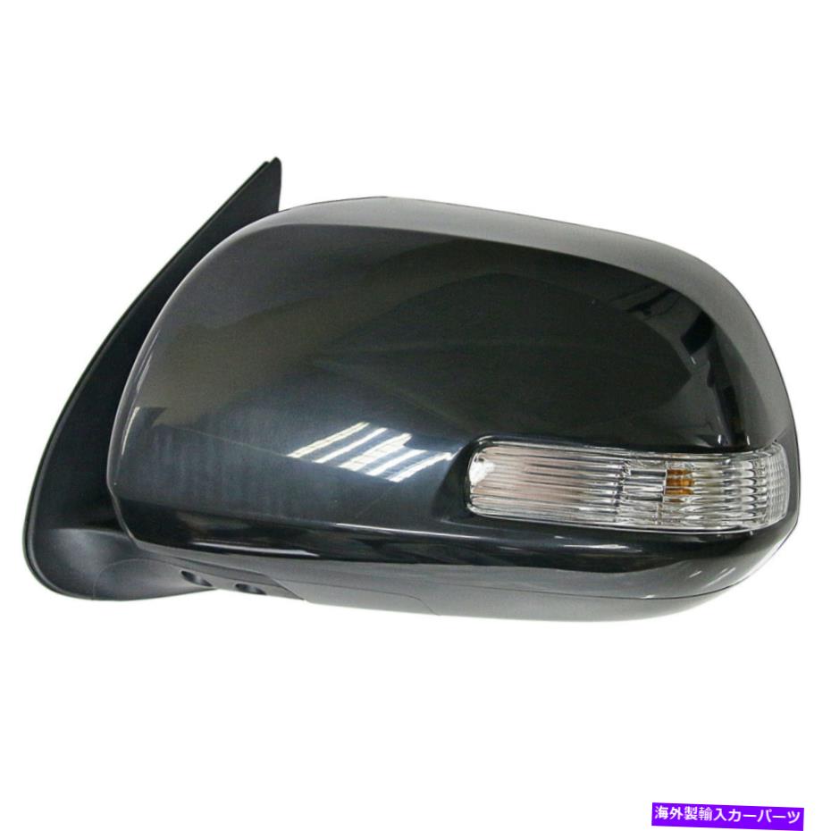 USミラー Toyota Hilux Kun25 Kun35 2011-2014用の黒い左のエクステリアサイドミラー7ピン Black Left Exterior Side Mirror 7 Pins For Toyota Hilux KUN25 KUN35 2011-2014【並行輸入品】