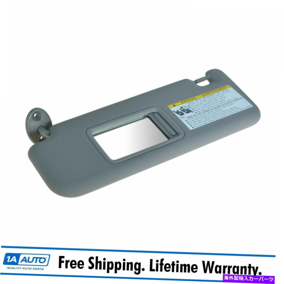 サンシェード OEMサンバイザーグレーw/ミラードライバーサイド05-07トヨタ4runner新しい OEM Sun Visor Gray w/ Mirror Driver Side Left LH for 05-07 Toyota 4Runner New【並行輸入品】