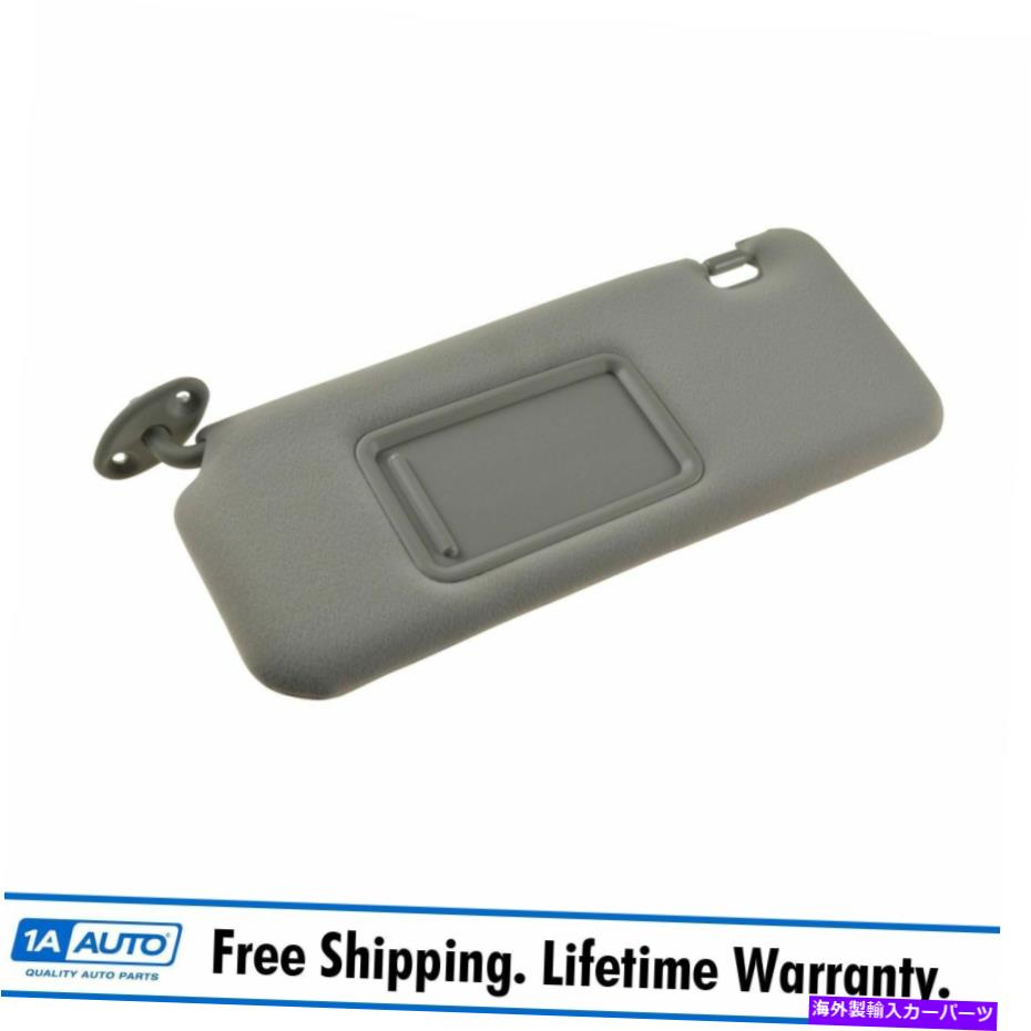 サンシェード OEMサンバイザー＆統合ミラーLHドライバーサイドグレークロス05-07サイオンTC OEM Sun Visor & Integrated Mirror LH Driver Side Gray Cloth for 05-07 Scion TC【並行輸入品】