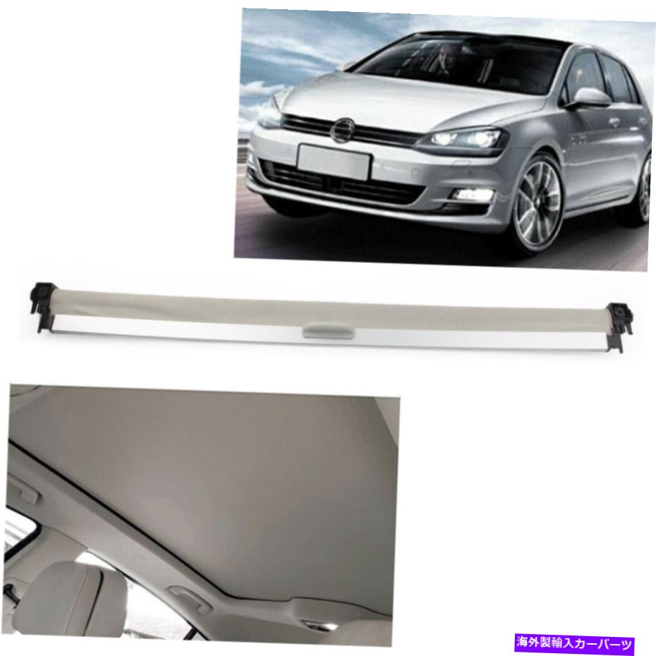 サンシェード サンルーフサンルーフシェードカバーアセンブリグレーフィットVWパサットCC 2009-2012 CC 2012-17 Sunroof Sun Roof Shade Cover Assembly Gray Fit VW PASSAT CC 2009-2012 CC 2012-17【並行輸入品】