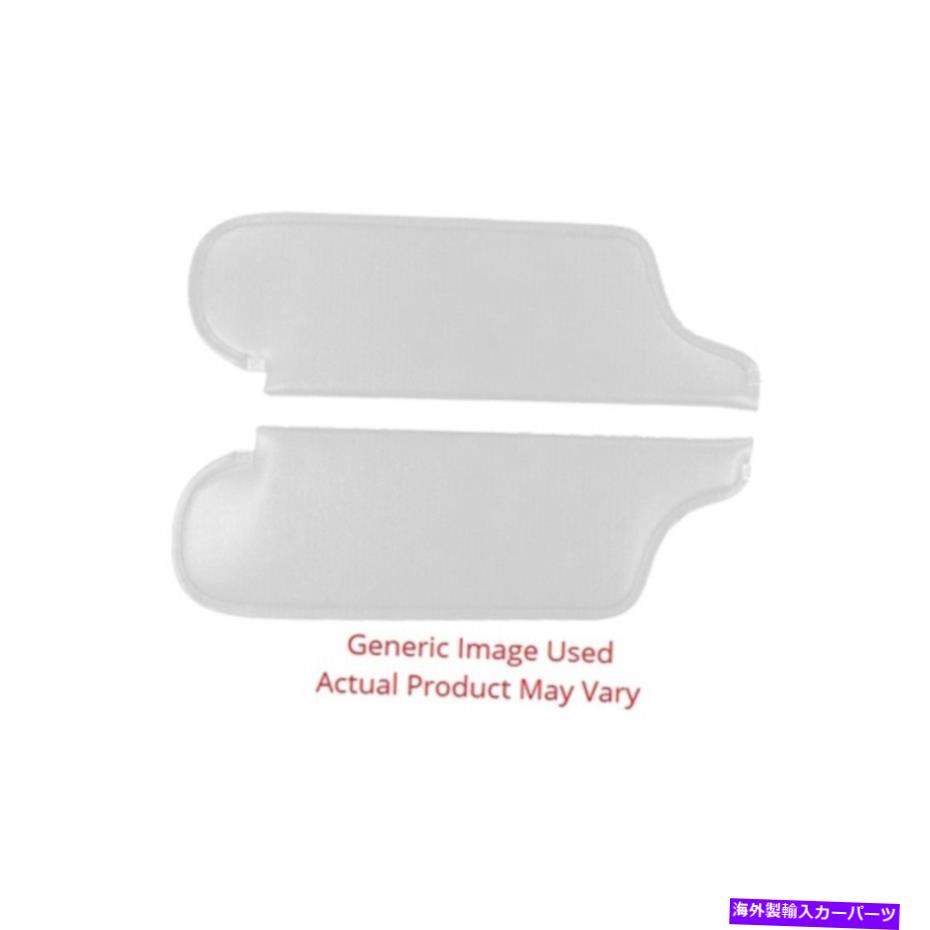 サンシェード 1981-88ダッジトラック2ドアピックアップオックスフォードホワイトのサンバイザー Sun Visor for 1981-88 Dodge Truck 2 Door Pickup Oxford White【並行輸入品】