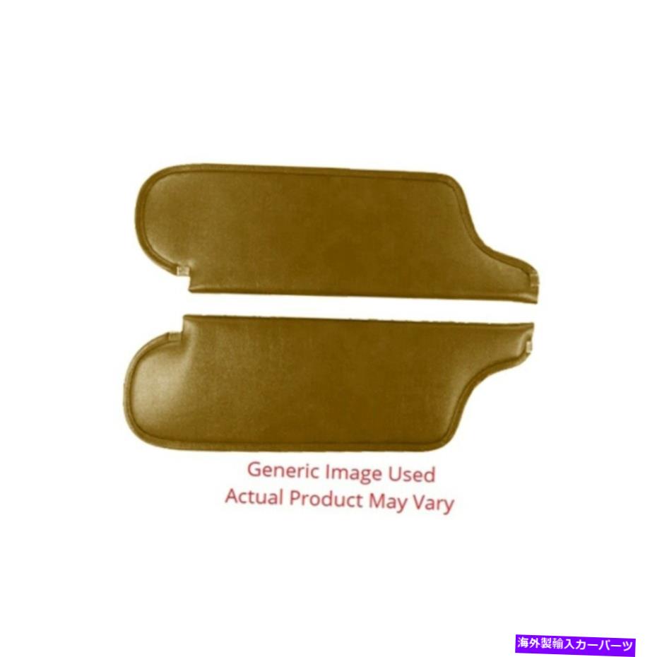サンシェード 1967-1968のサンバイザービュイックリビエラ2ドアハードトップ穴あきバックスキン Sun Visor for 1967-1968 Buick Riviera 2-Door Hardtop Perforated Buckskin【並行輸入品】