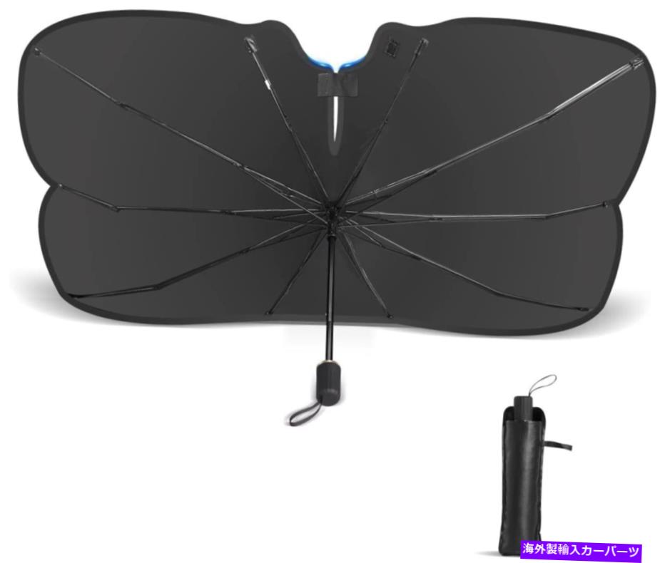 サンシェード 2022新しいフロントサンシェード傘タイプUVカット10骨と折りたたみチタンMサイズ 2022 New Front Sunshade Umbrella Type UV Cut 10 Bones & Fold Titanium M Size【並行輸入品】