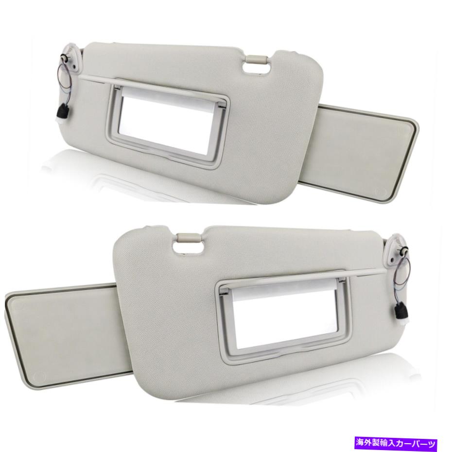 サンシェード 2PCS Sunvisor Sun Visor Sunshade Kit W/ Mirror for Nissan Murano 2009-2014 2013 2PCS Sunvisor Sun Visor Sunshade Kit W/ Mirror For Nissan Murano 2009-2014 2013【並行輸入品】