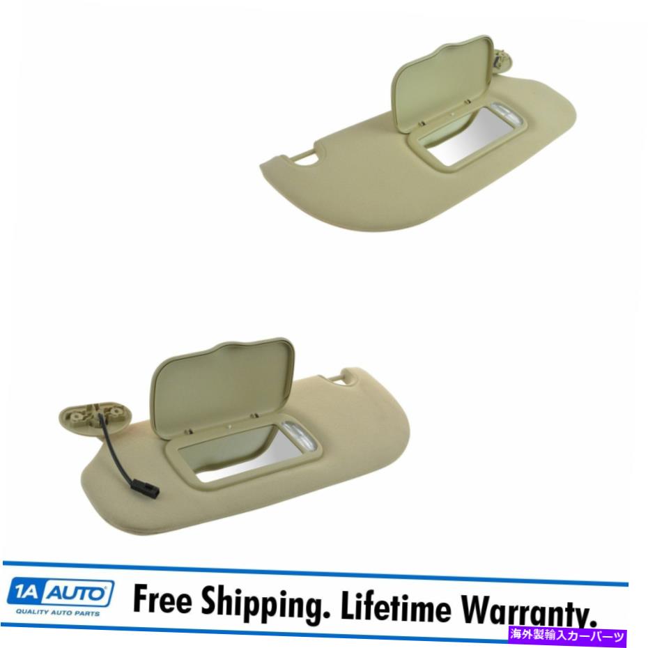 サンシェード OEMキャメルクロスサンバイザーシェードドライバー＆乗客側LH RHフォードSUVトラック OEM Camel Cloth Sun Visor Shade Driver & Passenger Side LH RH for Ford SUV Truck【並行輸入品】 67,639円