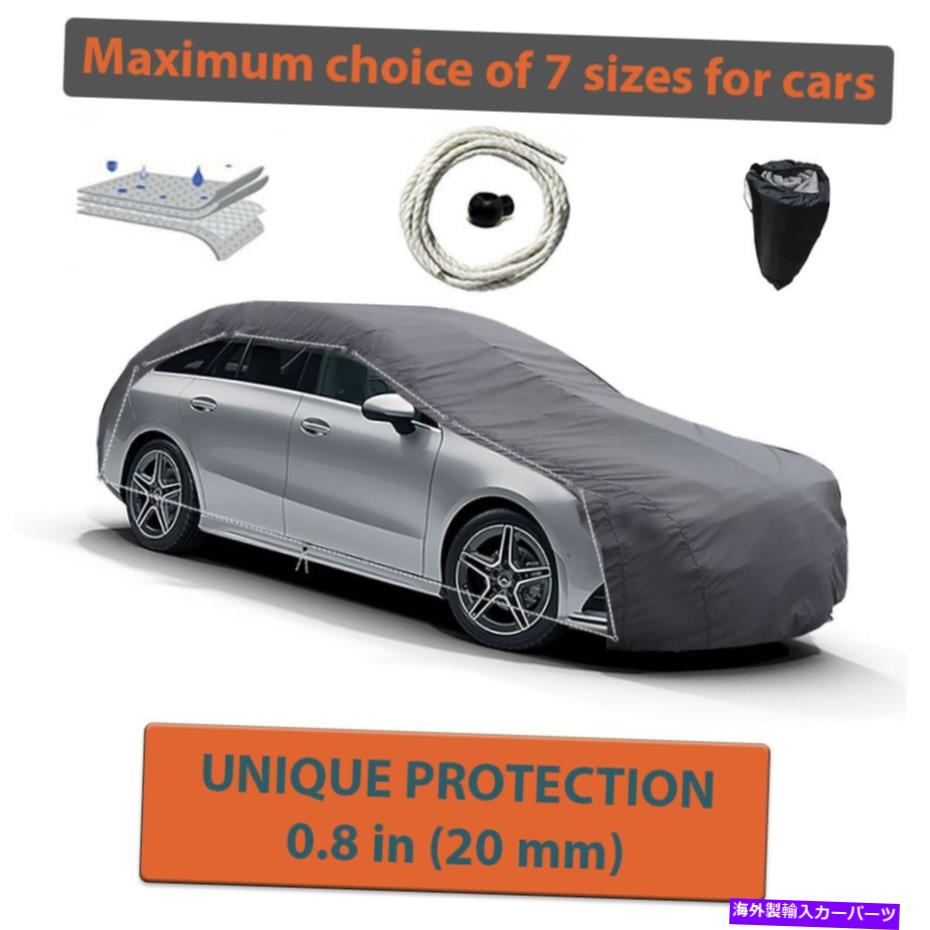 カーカバー カーは最高の保護をカバーし、0.8インチ（20 mm）、ユニバーサル、ストーンストーム、クラスA Car Hail Cover Best Protection, 0.8 in (20 mm), Universal, Stone Storm, class A【並行輸入品】