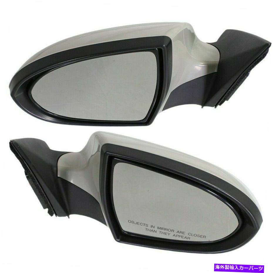 USミラー 2011-2016のパワーミラーペアKIAスポーツマニュアル折りたたみ塗装可能 Power Mirror Pair For 2011-2016 Kia Sportage Manual Folding Paintable【並行輸入品】