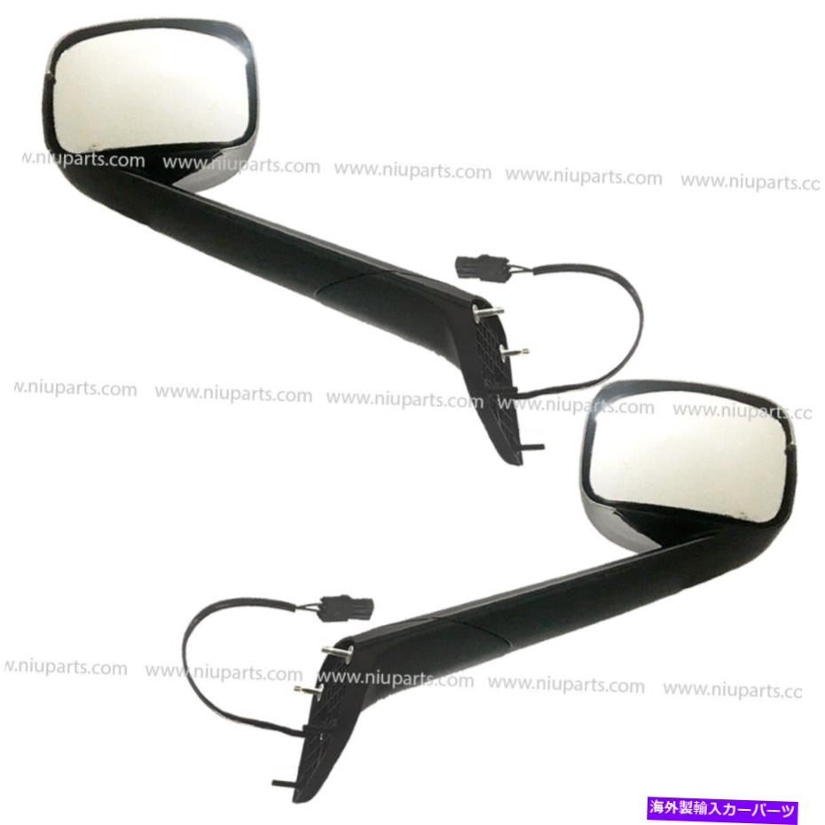 USミラー 加熱されたLH＆RHを備えたフードミラークロム（フィット：18-20 Freightliner Cascadiaトラック） Hood Mirror Chrome with Heated LH & RH ( Fit:18-20 Freightliner Cascadia Trucks)【並行輸入品】