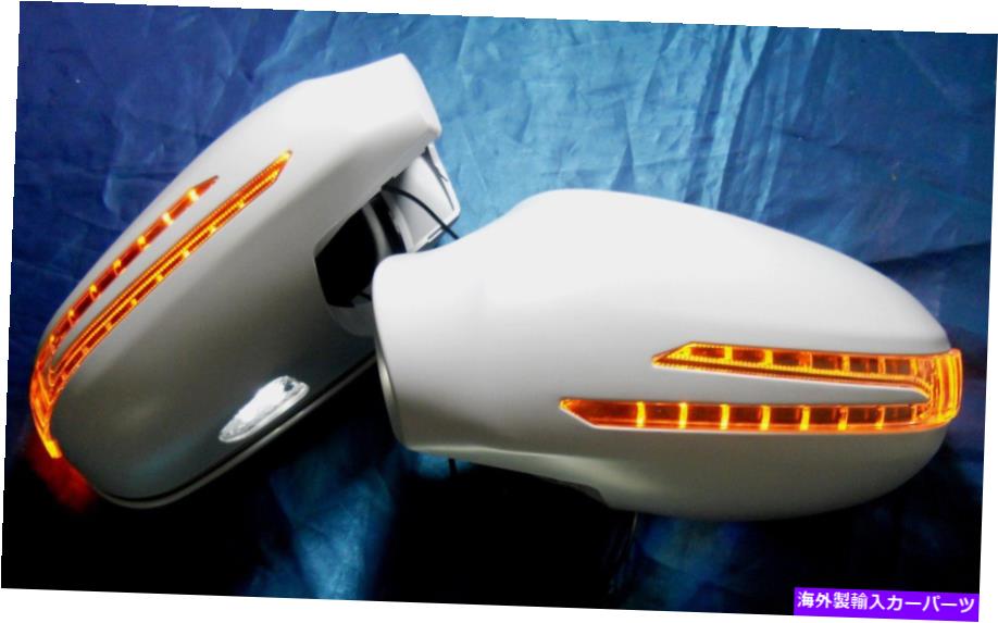 USミラー メルセデスR170 SLKクラス96?04塗装されていない矢印タイプLEDサイドミラーカバーに Fits Mercedes R170 SLK-Class 96~04 UNPAINTED Arrow Type LED Side Mirror Cover【並行輸入品】