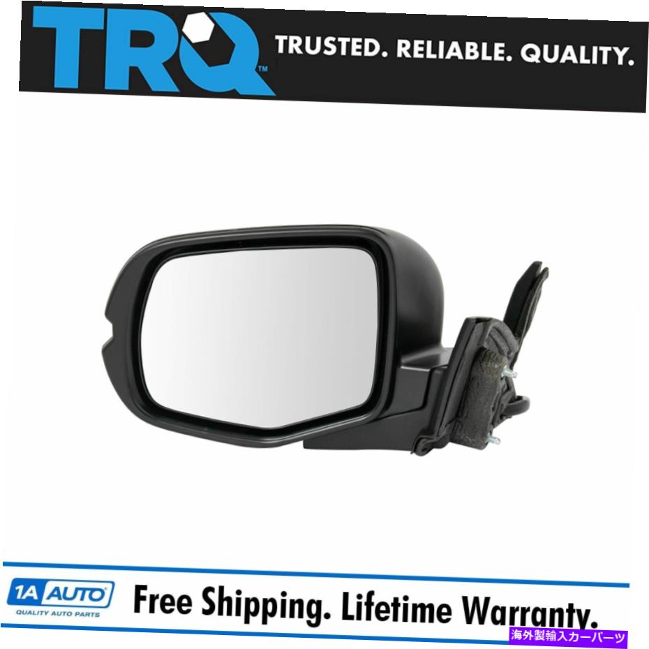 USミラー HondaパイロットのLHに合わせてTRQミラーパワー加熱ターンシグナルメモリペイント TRQ Mirror Power Heated Turn Signal Memory Paint to Match LH for Honda Pilot【並行輸入品】