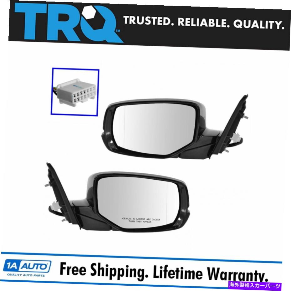 USミラー TRQは、ホンダアコードクーペ用のパワー加熱信号左と右ペアセット TRQ Mirrors Power Heated Signal Left & Right Pair Set for Honda Accord Coupe【並行輸入品】