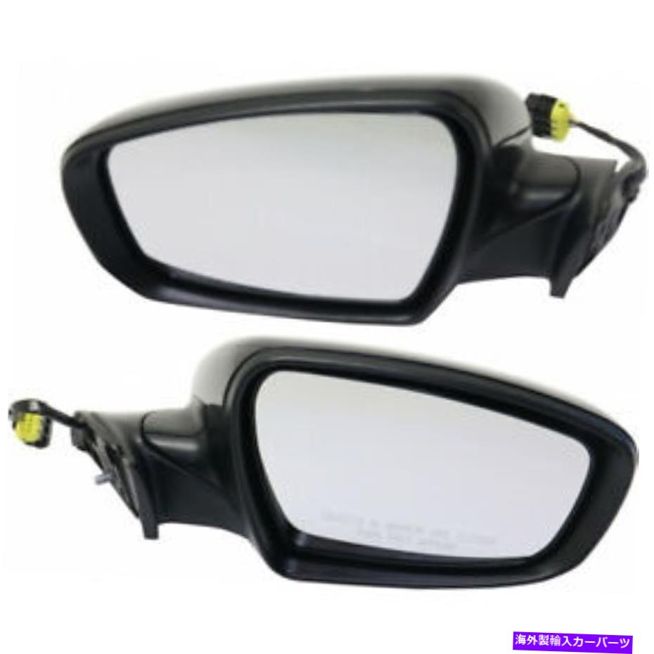 USミラー Kia forte/forte5 2017 2018ドアミラードライバーと乗客側のペアのパワー用 For Kia Forte/Forte5 2017 2018 Door Mirror Driver and Passenger Side Pair Power【並行輸入品】