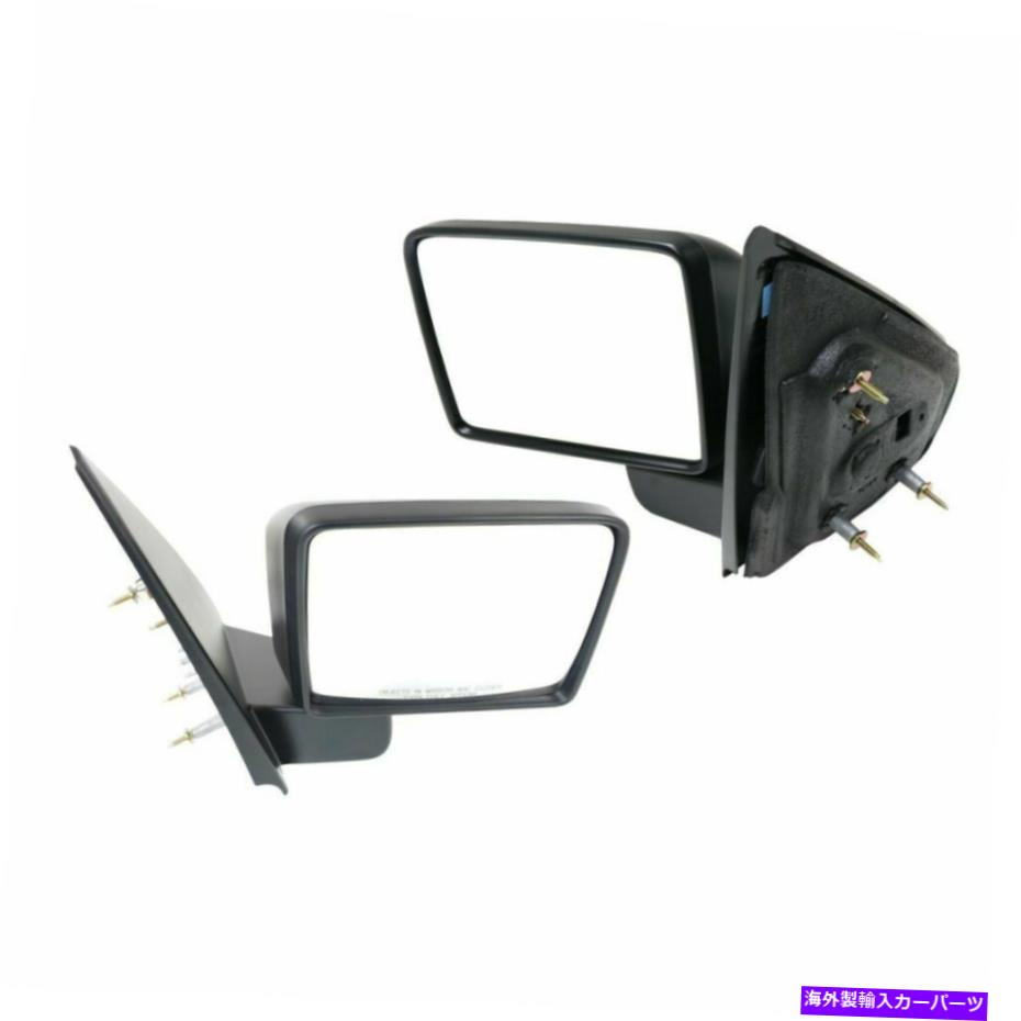 USミラー 2004-2014 Ford F-150の2つのミラーマニュアルのセット左と右のマニュアル折りたたみ Set Of 2 Mirror Manual For 2004-2014 Ford F-150 Left And Right Manual Folding【並行輸入品】