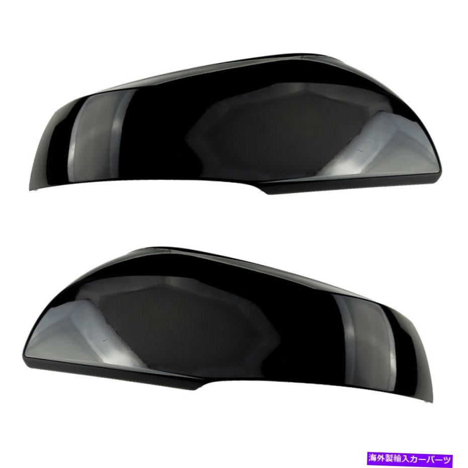 USミラー 1PAIRバックビューサイドビューミラーキャップカバーハウジングトヨタラブ4に適しています 1Pair Rearview Side View Mirror Cap Cover Housing Black Fit for Toyota RAV4【並行輸入品】