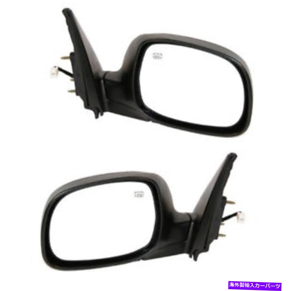 USミラー 01-07 Sequoia SR5リアビュードアミラー加熱マニュアル折りたたみセットペア For 01-07 Sequoia SR5 Rear View Door Mirror Power Heated Manual Folding SET PAIR【並行輸入品】