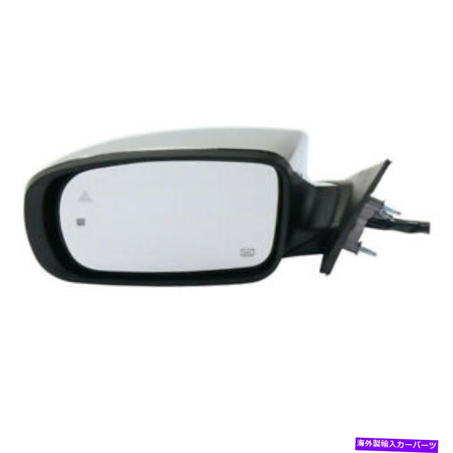 USミラー 11-18の300リアビュードアミラーの電源加熱w/信号ランプクロム左側 For 11-18 300 Rear View Door Mirror Power Heated w/Signal Lamp Chrome Left Side【並行輸入品】