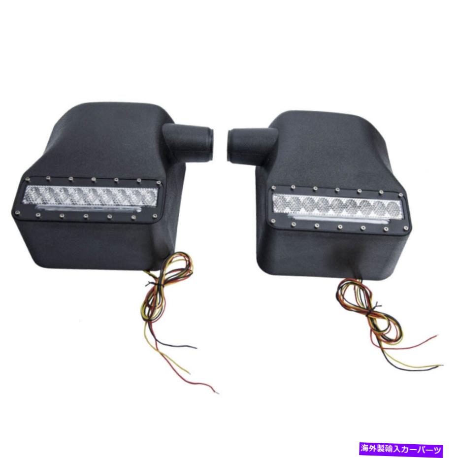 USミラー ジープラングラーJK 07-18の2xリアサイドビューミラーLEDターンシグナルライト 2x Rear Side View Mirrors LED Turn Signal Light for Jeep Wrangler JK 07-18【並行輸入品】