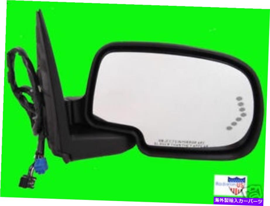 USミラー 2003ユーコン・デナリXL右側ビューミラーw/信号 2003 Yukon Denali XL Right Side View Mirror w/Signal【並行輸入品】