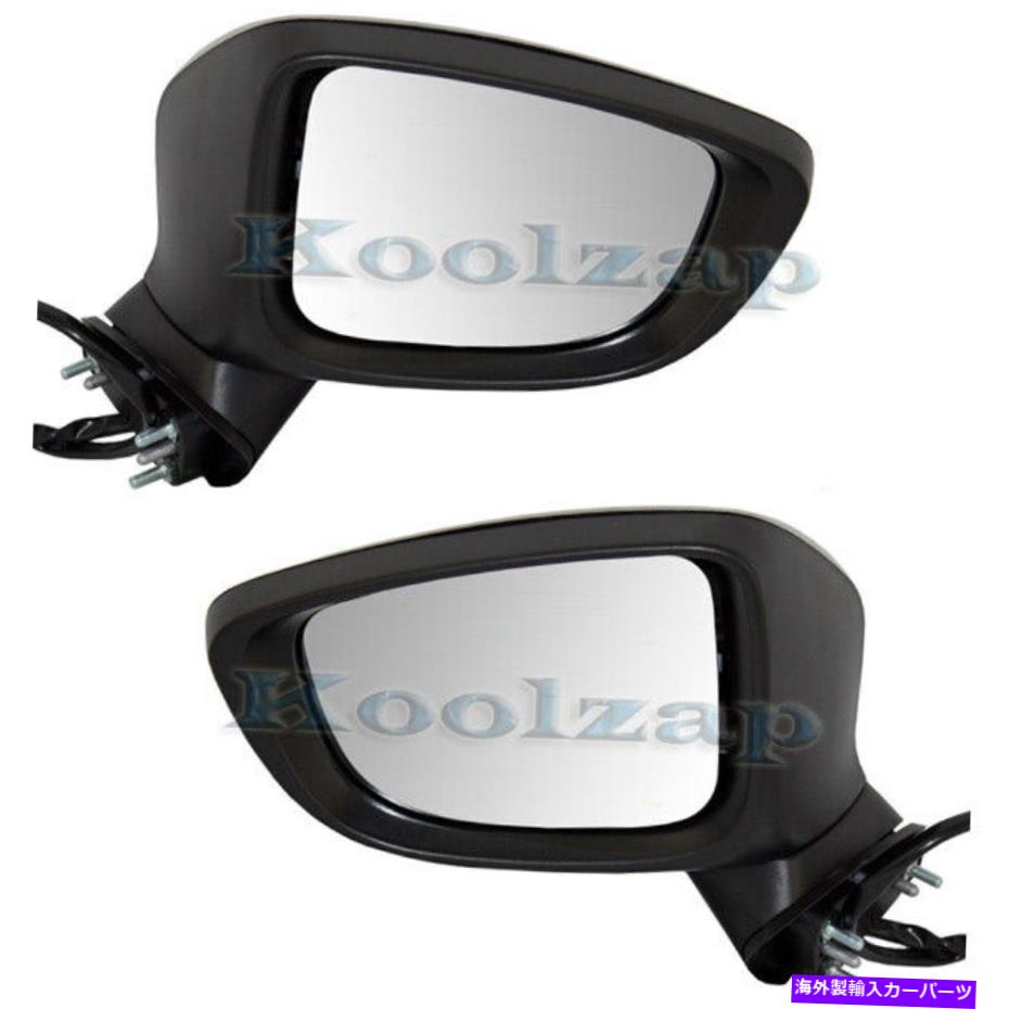 USミラー 14-17の場合、マツダ6リアビューミラーパワーw/ターン信号ランプ左右セットペア For 14-17 Mazda6 Rear View Mirror Power w/Turn Signal Lamp Left Right SET PAIR【並行輸入品】