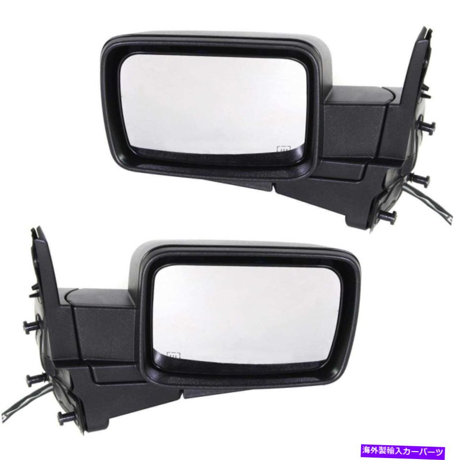 USミラー 2006 2007 2008 2009 2010 Jeep Commander Power Heated Side View Mirrorペア For 2006 2007 2008 2009 2010 Jeep Commander Power Heated Side View Mirror Pair【並行輸入品】