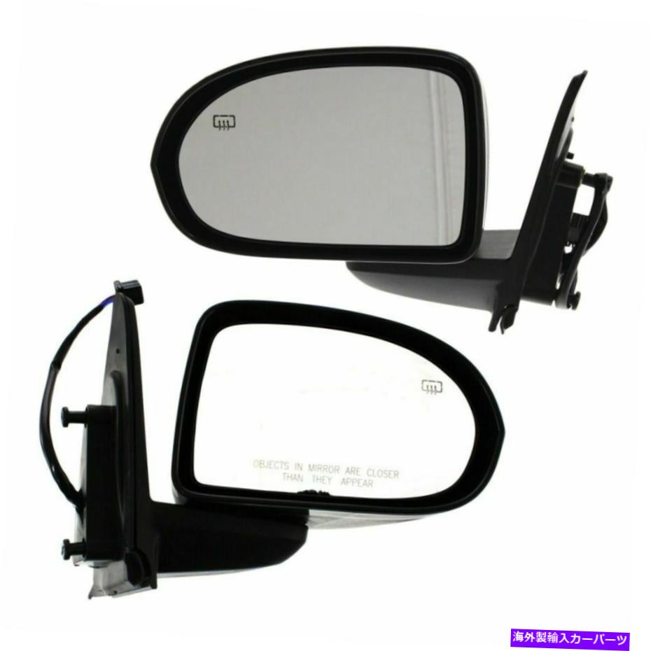 USミラー 2ドライバーと助手席側の加熱CH1321262、CH1320262ペアの新しいミラーセット New Mirrors Set of 2 Driver & Passenger Side Heated CH1321262, CH1320262 Pair【並行輸入品】