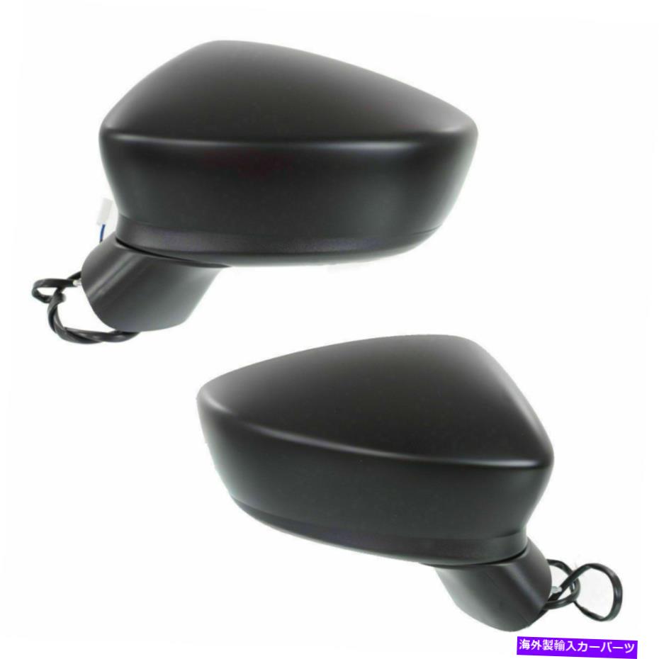 USミラー 2つの新しいセットマツダ3 2014-16 LH＆RHサイドパワーミラーマニュアルFLDG非HTD New Set Of 2 Fits MAZDA 3 2014-16 LH & RH Side Power Mirror Manual Fldg Non-Htd【並行輸入品】
