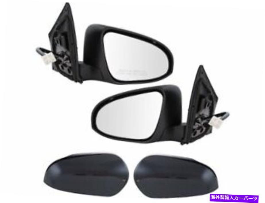 USミラー TRQドアミラーセットはトヨタカローラIM 2017-2018 63bkbbに適合します TRQ Door Mirror Set fits Toyota Corolla iM 2017-2018 63BKBB【並行輸入品】