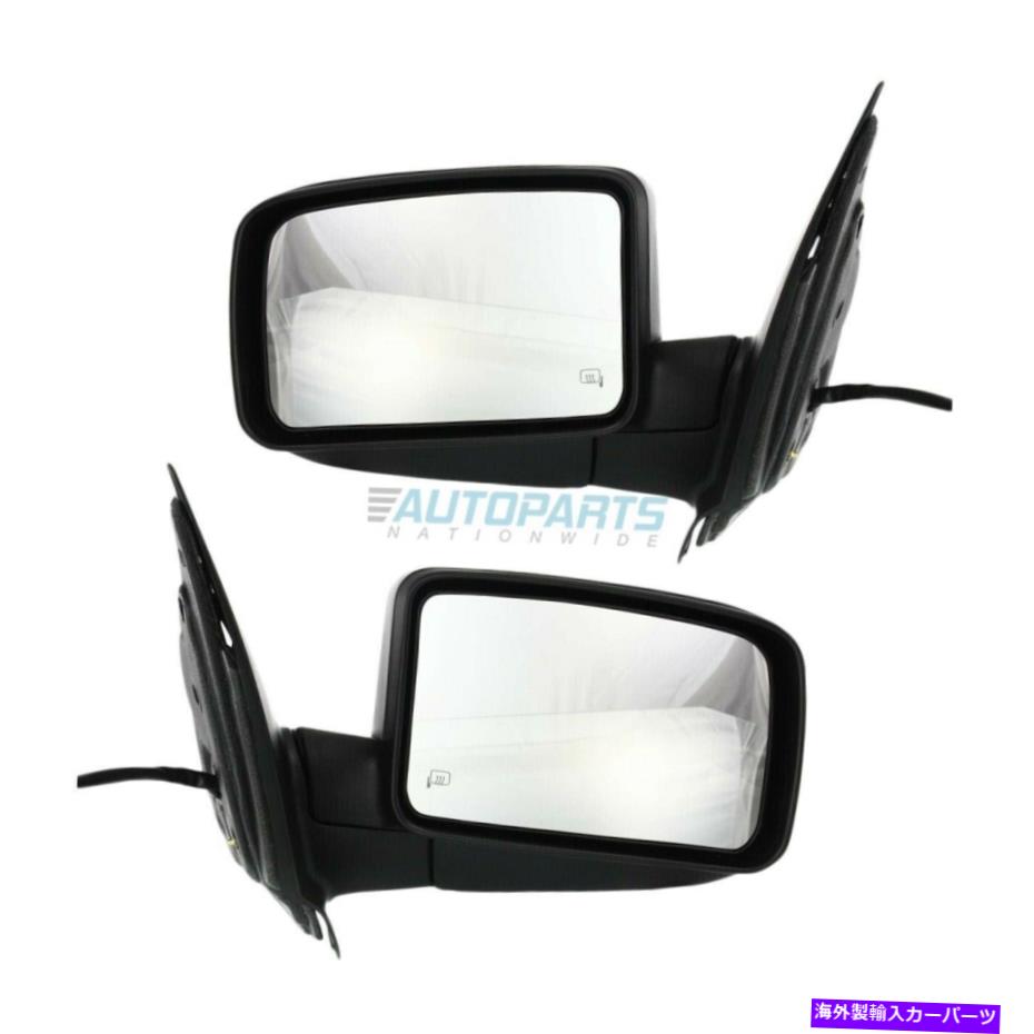 USミラー 2つの左と右のパワーミラーマニュアル折りたたみ加熱装置03 Ford Expeditionのセット Set Of 2 Left & Right Power Mirror Manual Folding Heated Fits 03 Ford Expedition【並行輸入品】