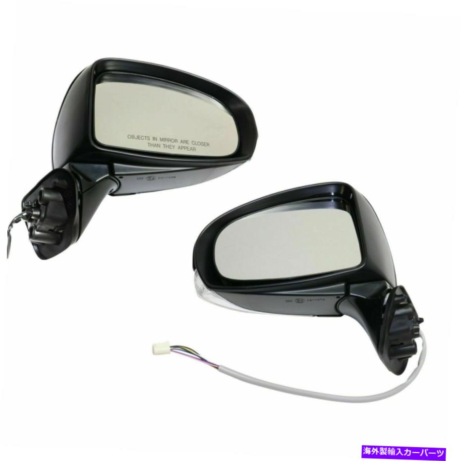 USミラー 2つの新しいセットはトヨタプリウス15-15 LH＆RHサイドパワーミラーマンフォールドHTD New Set Of 2 Fits TOYOTA PRIUS 15-15 LH & RH Side Power Mirror Man Folding Htd【並行輸入品】