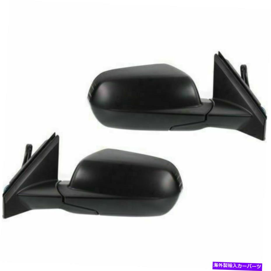 USミラー 2つの新しいセットHonda CR-V 07-11 LH＆RHサイドパワーミラーマニュアル折りたたみHTD New Set Of 2 Fits HONDA CR-V 07-11 LH & RH Side Power Mirror Manual Folding Htd【並行輸入品】