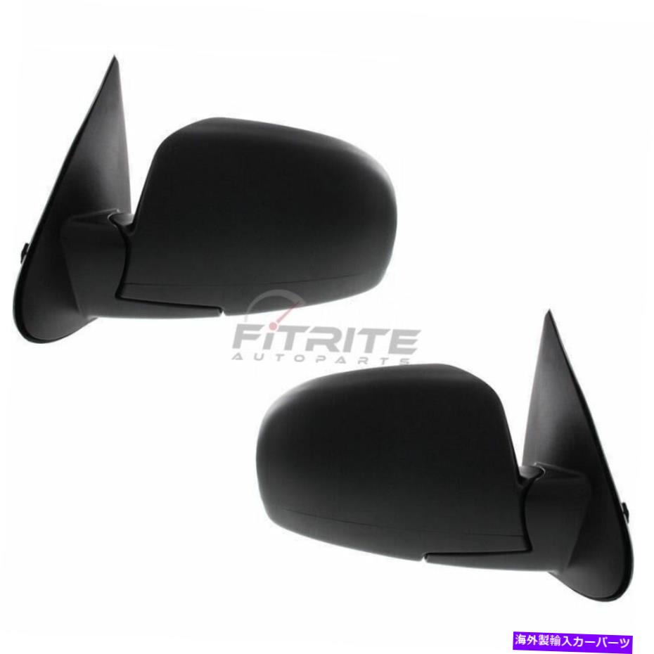 USミラー 2009-2012 Hyundai Santa Fe 4-Doorで新しいLH＆RH Power Door Mirror Black New LH & RH Power Door Mirror Black Heated For 2009-2012 Hyundai Santa Fe 4-Door【並行輸入品】