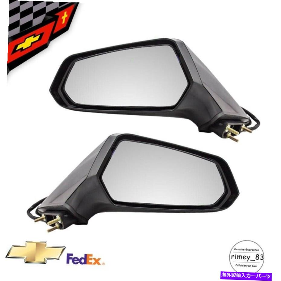 USミラー 新しい2010-2015シボレーカマロエクステリアパワードアミラーセット本物 New 2010-2015 Chevrolet Camaro Exterior Power Door Mirrors Set Genuine【並行輸入品】